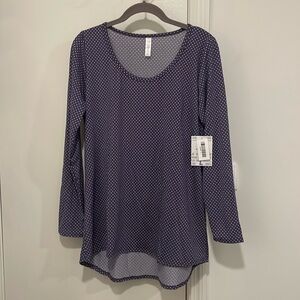 LuLaroe Lynnae Shirt -large long sleeve shirt